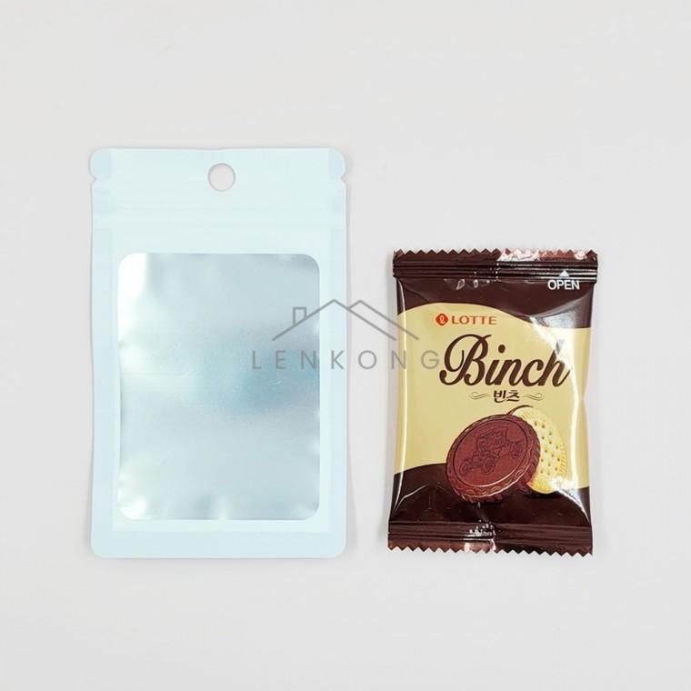 포장용 화이트 지퍼백 7.5cm X 12cm 선물포장백 악세사리지퍼백 다용도포장 다용도지퍼백 소분지퍼백