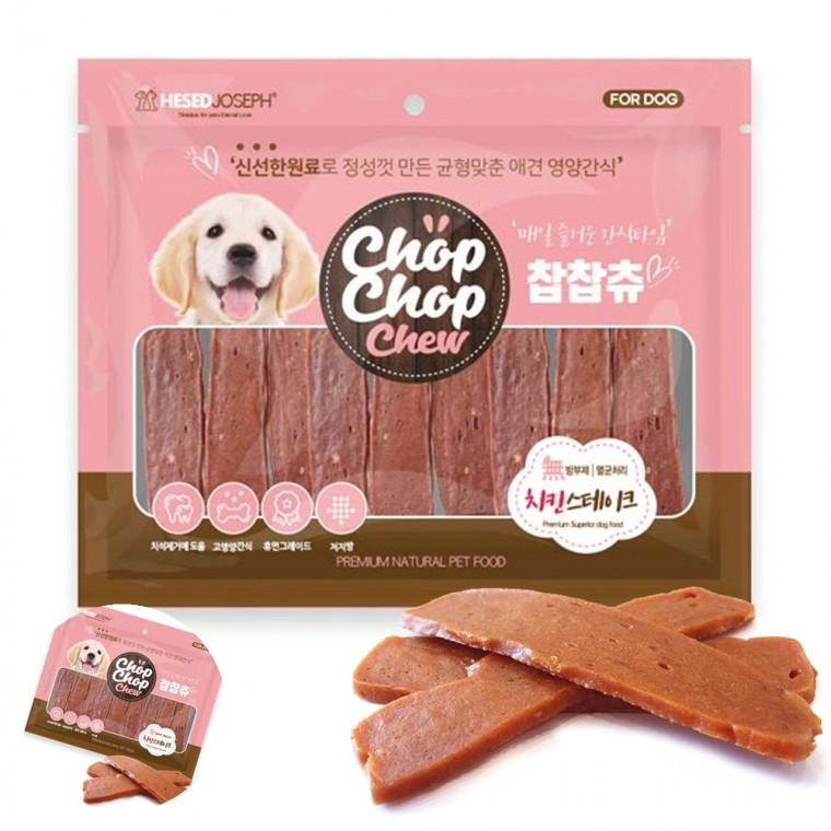 개간식 강아지산책간식 강아지훈련간식 강아지영양간식 강아지건강간식 치킨스테이크 300g 강아지 간식