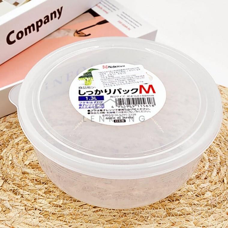 반투명 밀폐통 M 1.3L 냉장고정리 냉장고반찬통 냉장고용기 식품플라스틱용기 일본밀폐용기