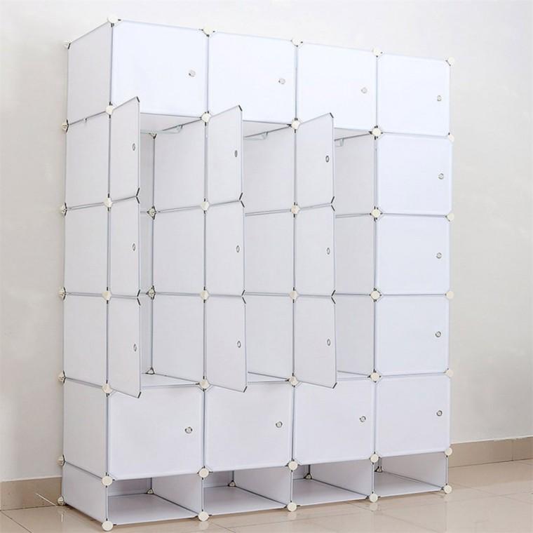DIY 화이트 선반 옷장 140x200cm 선반옷장