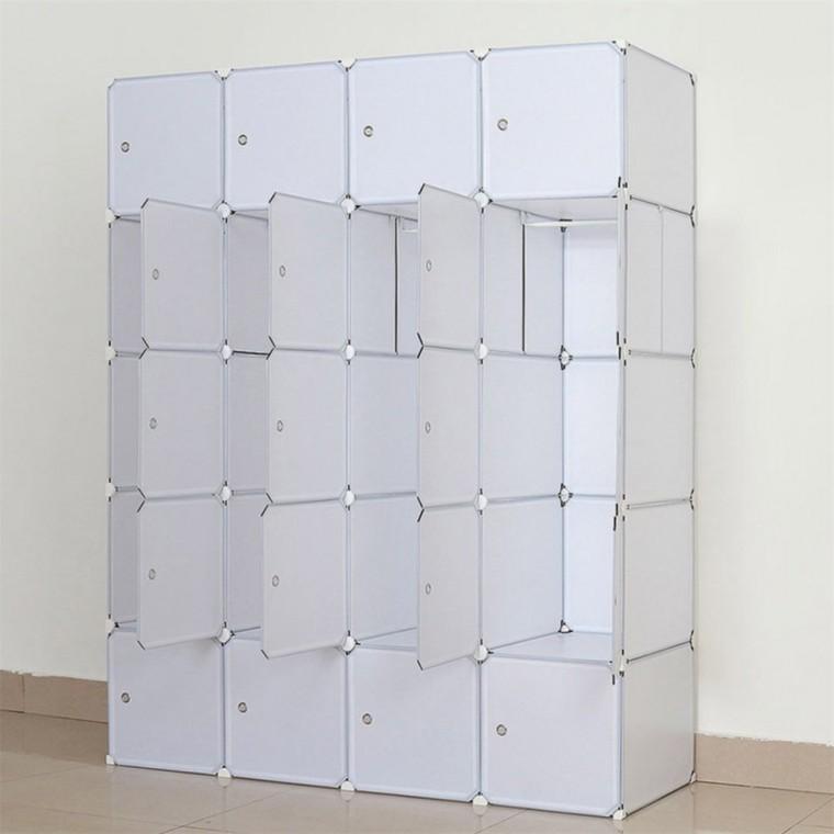 DIY 화이트 선반 옷장 140x175cm 화이트선반옷장DIY