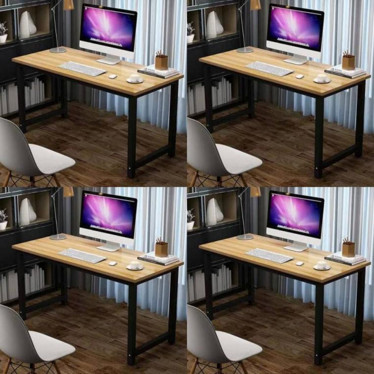 컴퓨터 책상 1200mm 오크 블랙 게이밍책상 1인용책상