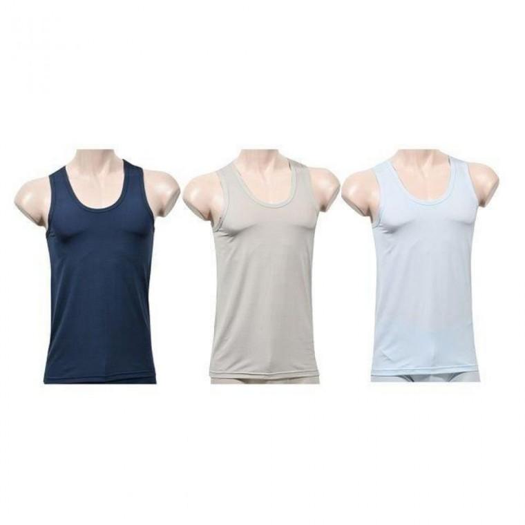 땀흡수 배출 프로즌 인견 남성 런닝 3매입 남자속옷