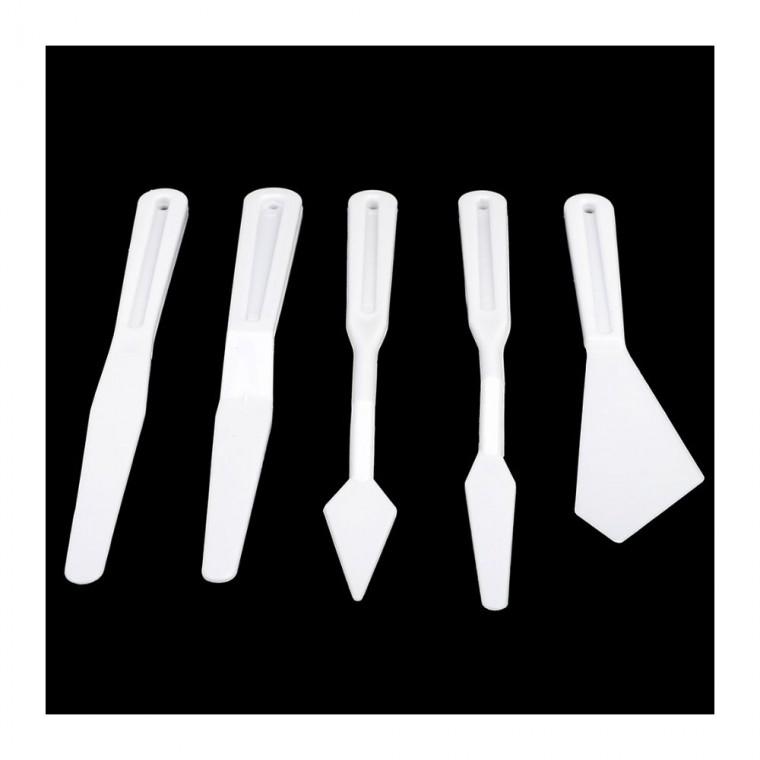 페인팅 나이프 5P 혼합 도구 유화 조색 미술 화구 아크릴 팔레트