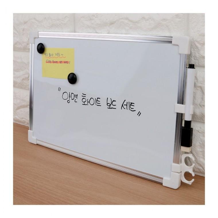 양면 필기판 스탠드형 책상 메모판 거치형 미니 회의 휴대 공부
