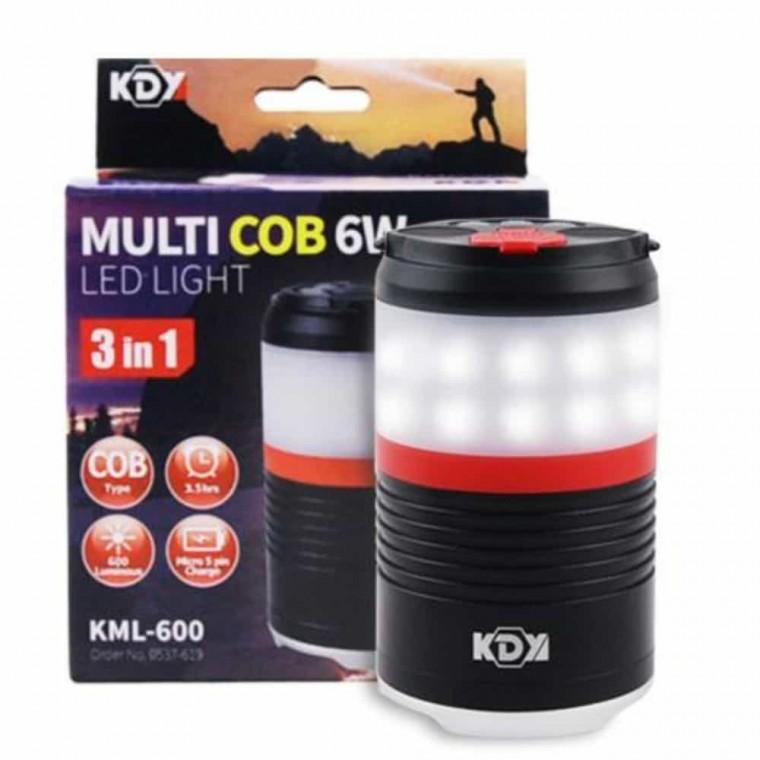 작업등 캠핑등 LED 충전 손전등 KML-600