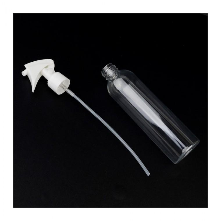 250ml 트리거 분무기 스프레이 미용실 펌프 물뿌리개 살롱 투명 청소