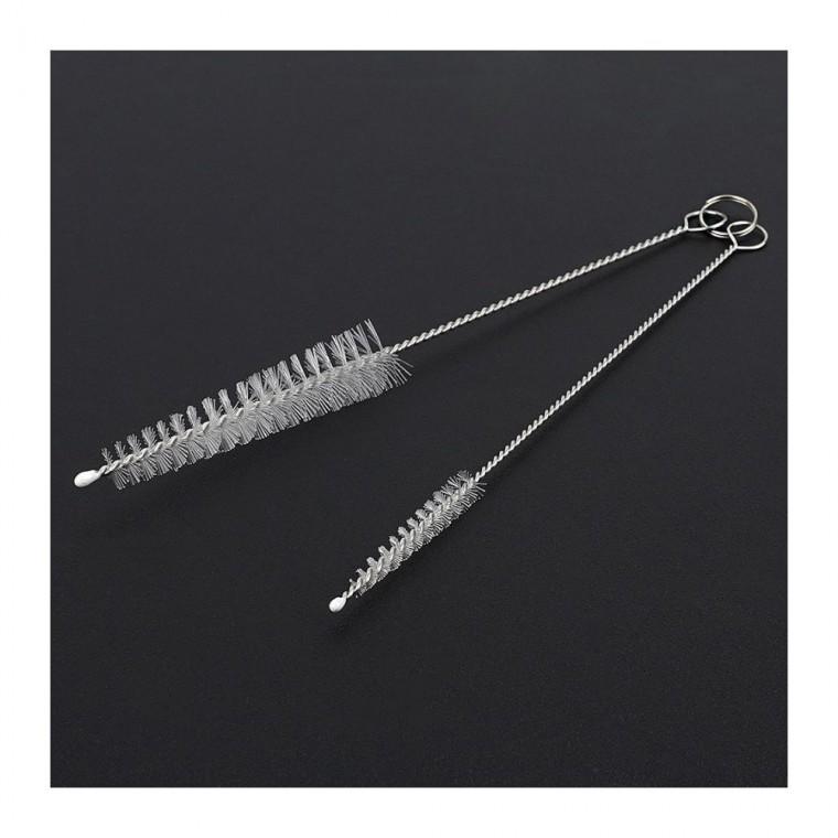 2P 텀블러 빨대 틈새 관리 브러쉬 와이어 위생 병솔 스텐 청소솔 세척