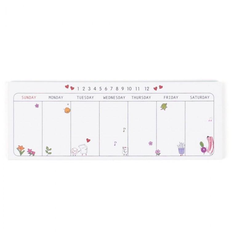 포켓 주간 플래너 휴대 노트 데일리 미니 관리 다이어리 일정 스케줄
