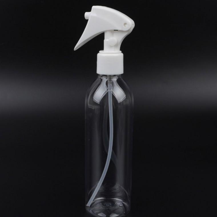 250ml 트리거 분무기 미용실 펌프 물뿌리개 투명 스프레이 청소 살롱