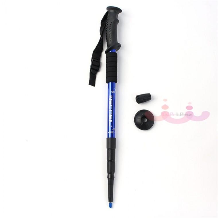 4단 접이식 등산스틱 110cm 블루 등산장비 등산용품 등산용스틱