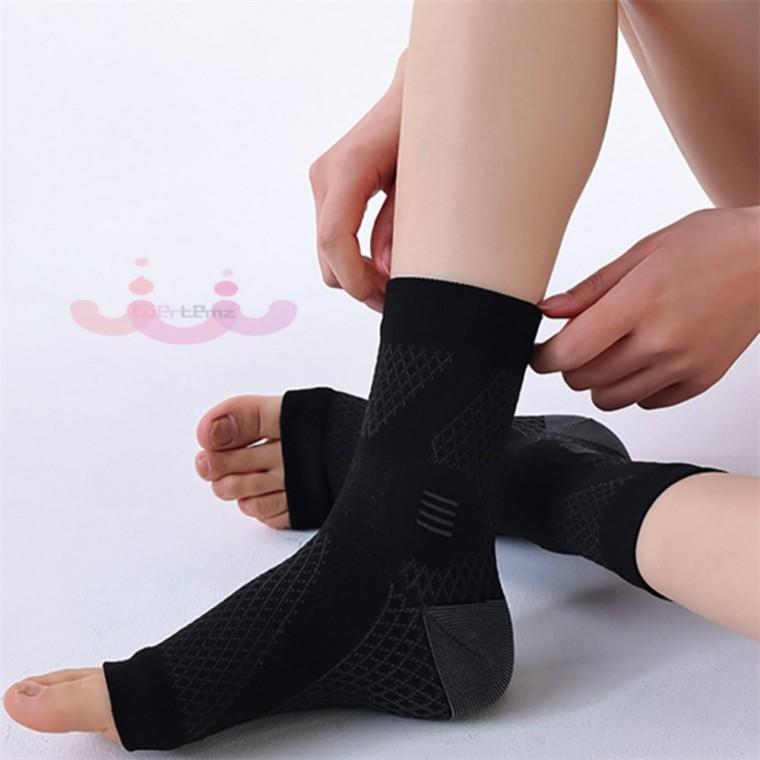 양말형 발목보호대 2P 220-245mm 블랙 발목보호대얇은 발목아대 테이핑발목보호대