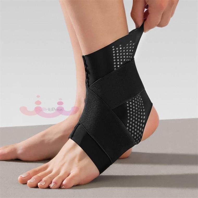 X스트랩 발목보호대 2P M 블랙 배드민턴발목보호대 테이핑발목보호대 풋살발목보호대