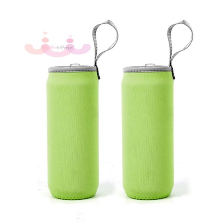 550ml 손잡이 물병가방 2P 그린 등산용품 보틀파우치 텀블러가방