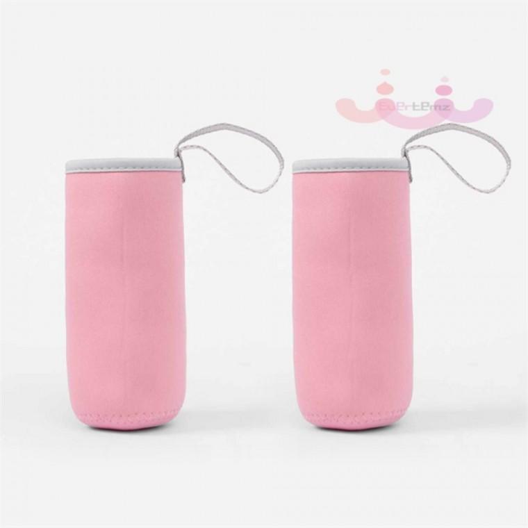 420ml 손잡이 물병가방 2P 핑크 텀블러주머니 텀블러파우치 생활용품