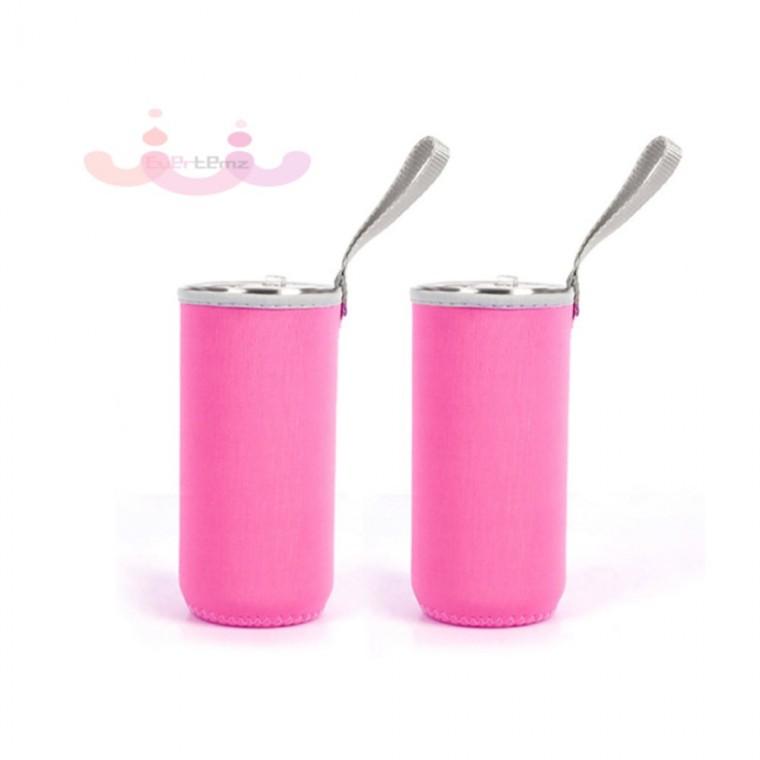 360ml 물병 파우치 2P 핫핑크 생활용품 보틀파우치 물병파우치