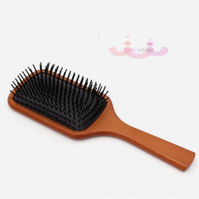 우드 패들 헤어브러쉬 나무브러쉬 두피마사지빗 머리빗