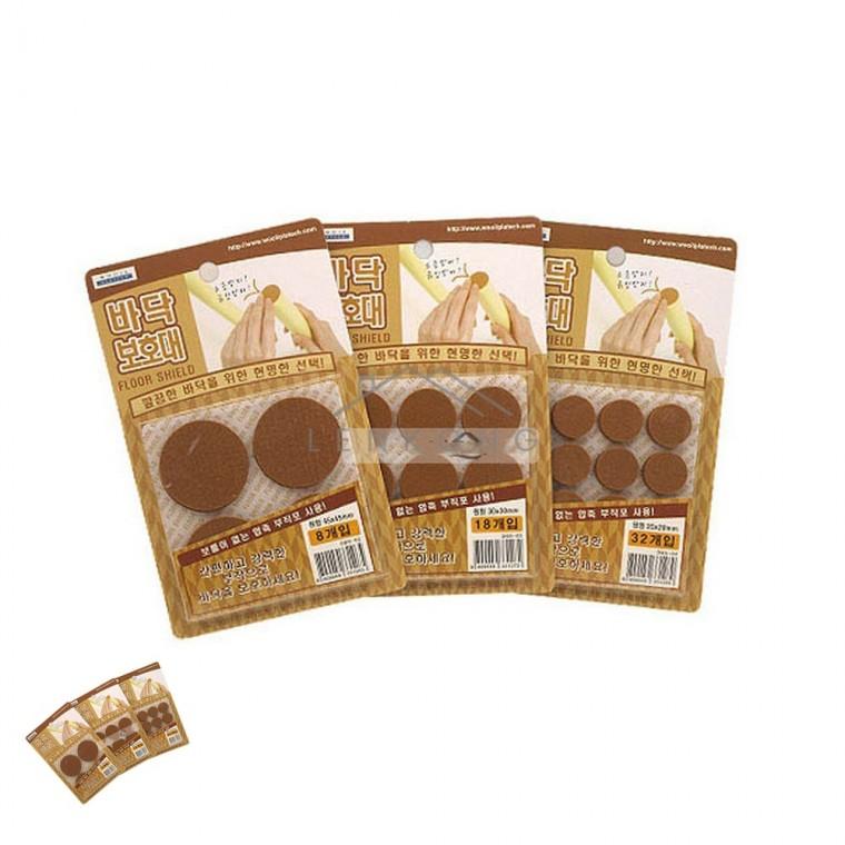 바닥보호대 원형 가구발 가구받침 식탁의자발커버 의자깔판 의자미끄럼방지패드