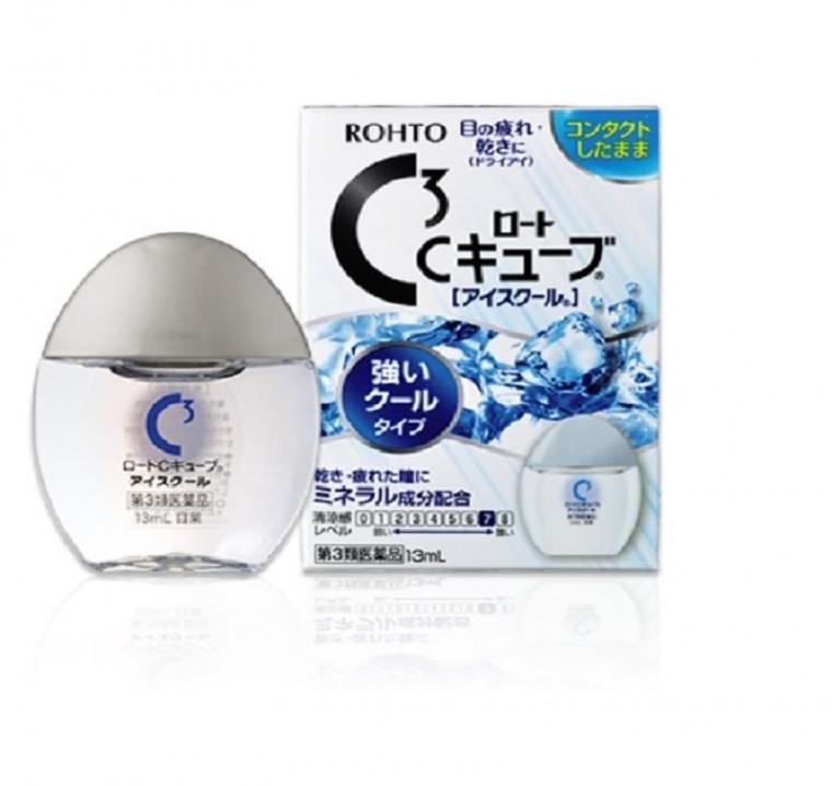 로토C큐브 아이스쿨 안약 13ml 얼음처럼 차가운 청량감 눈건조 피로회복 렌즈착용