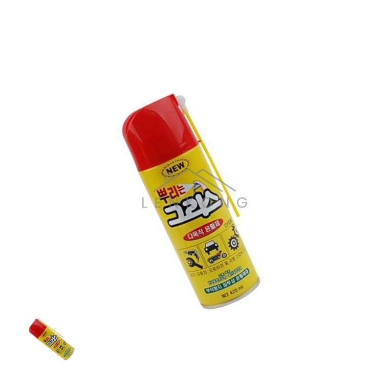 뿌리는그리스 420ml 산업용그리스 스프레이그리스 스프레이구리스 부식방지 뿌리는구리스