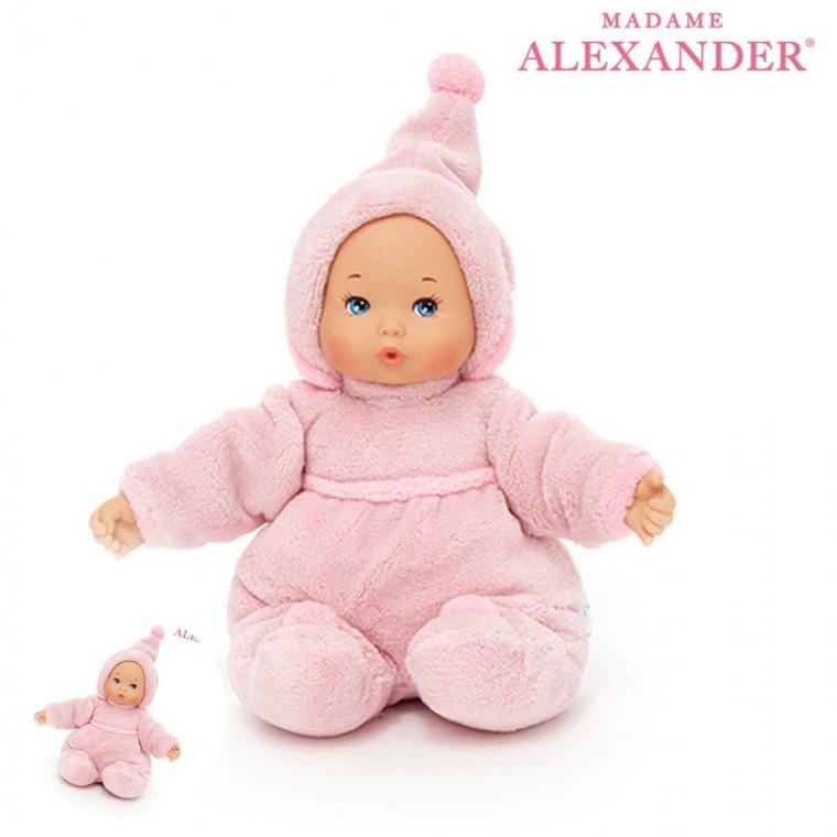 애기애착인형 유아장난감 아기수면인형 여아장난감 아기애착인형 나의 첫 핑크인형 31cm