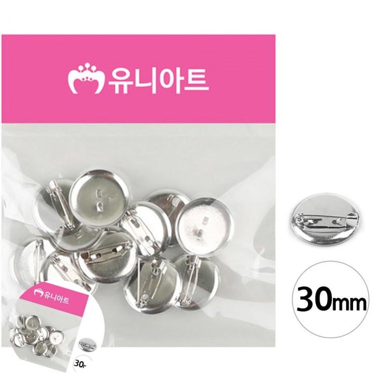 옷핀브로치재료 브로치핀 코사지만들기재료 원형브로치핀 코사지핀부자재 핀재료 코사지 핀 30mm