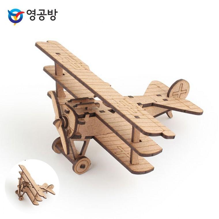 나무조립장난감 목재조립 모형장난감 목재피규어 만들기재료 영플래닛 포커삼엽기