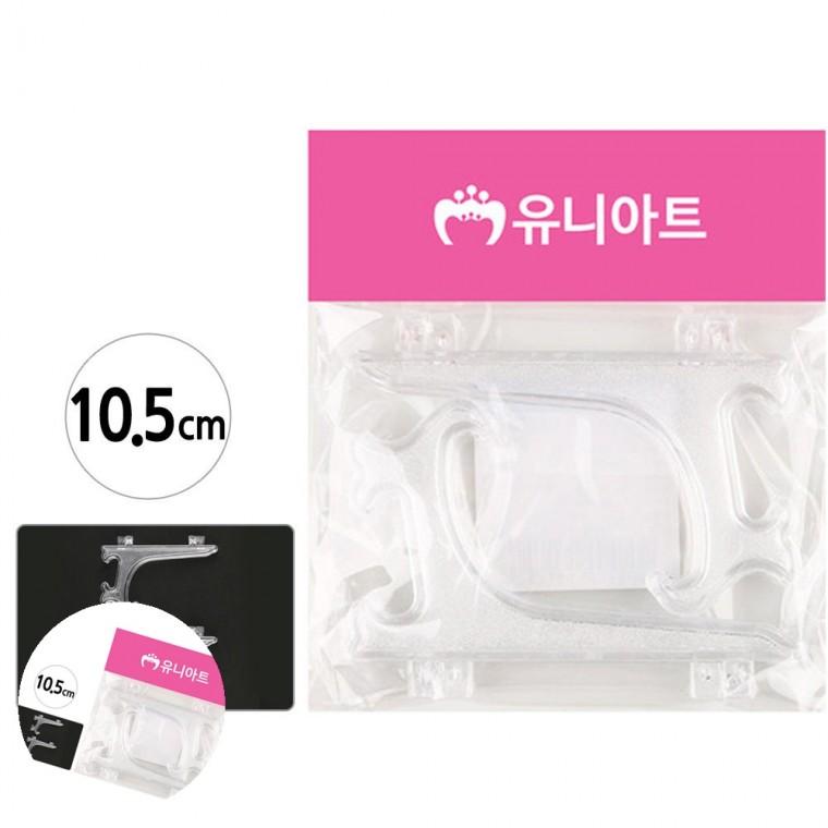사진받침대 액자다리 미니액자거치대 사진액자 플라스틱액자받침 투명 액자받침대 10.5cm 2개입