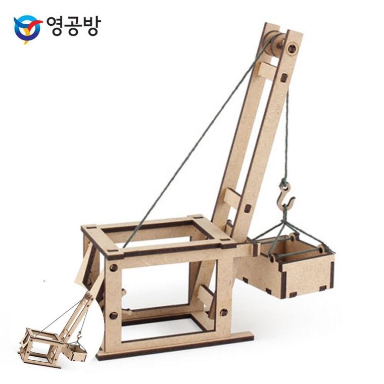 목재장난감 모형조립키트 어린이장난감 피규어 모형만들기재료 영플래닛 녹로