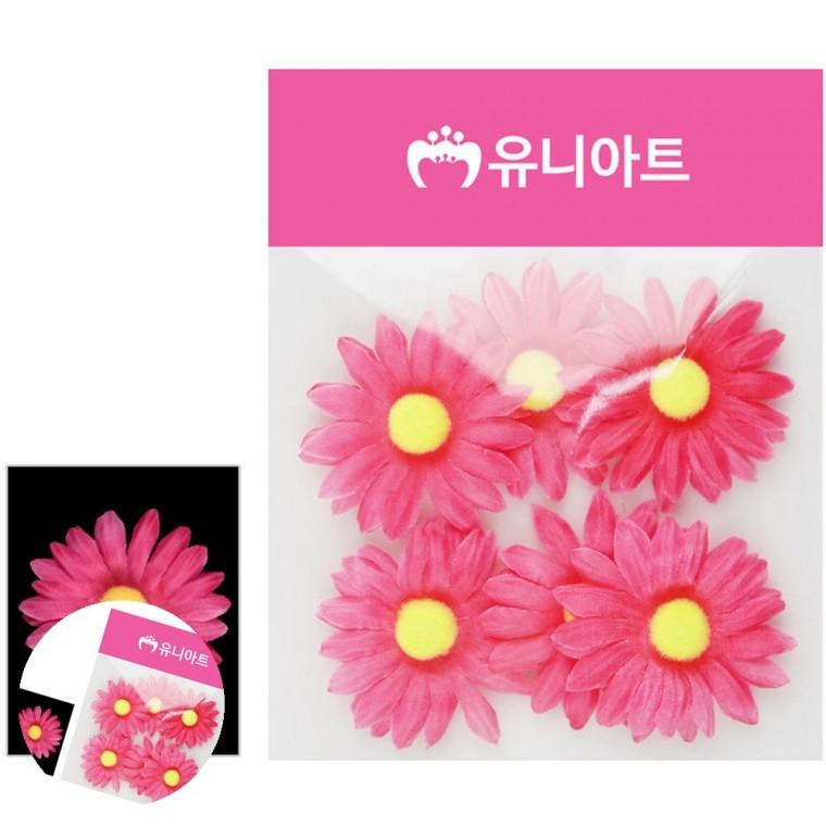 유치원환경구성 인조꽃 가짜꽃소품 인조조화 인테리어조화 뿅국화 진분홍