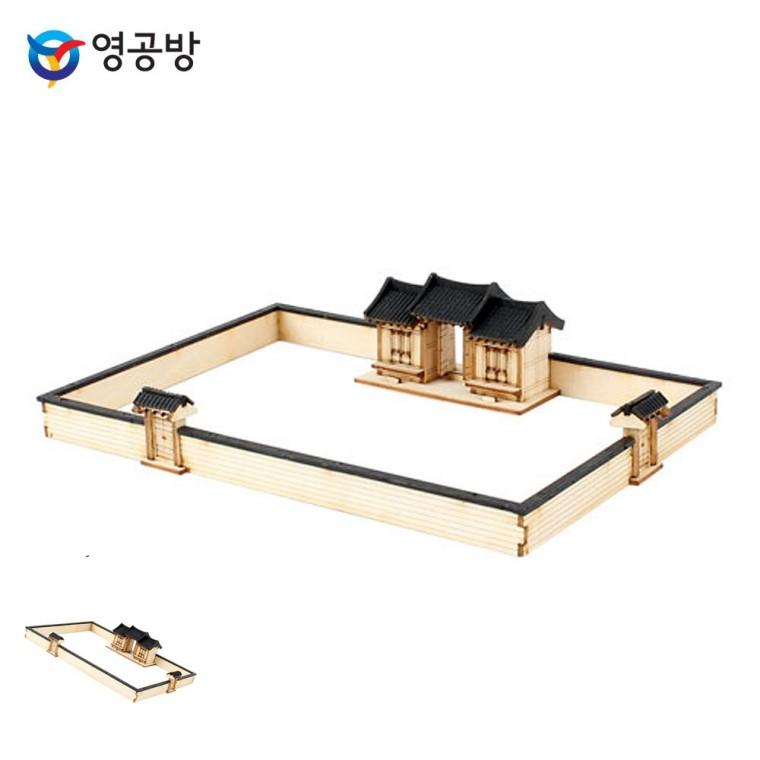 만들기키트 목재모형 나무판모형만들기재료 피규어 목재장난감 미니 솟을대문