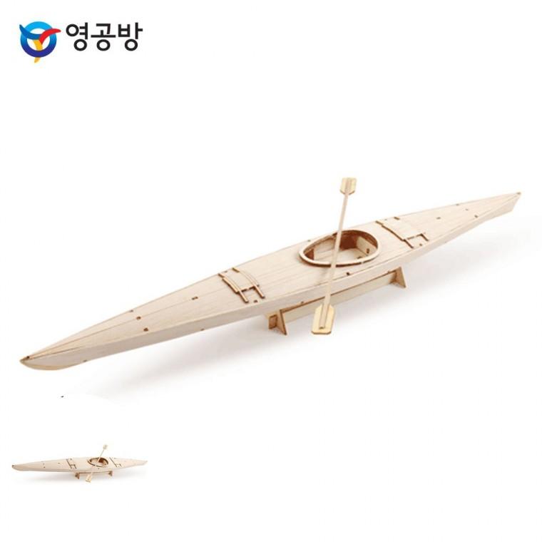 목재모형 방학숙제만들기 모형조립키트 나무모형집 나무판조립장난감 주니어시리즈 카약