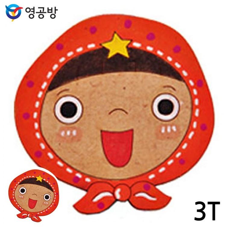 모형조립재료 어린이장난감 모형만들기 목재조립 나무조립장난감 우드아트 보자기 소녀 3T 10개입 (연결구