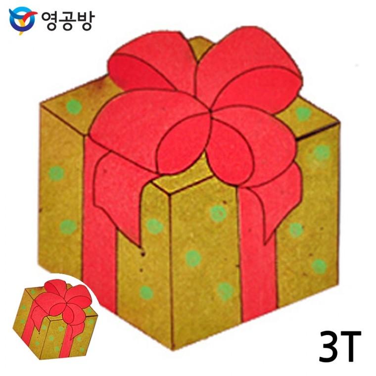 목재피규어 모형집 나무판모형만들기 목재조립장난감 모형만들기 우드아트 선물상자 3T 10개입 (연결구멍없
