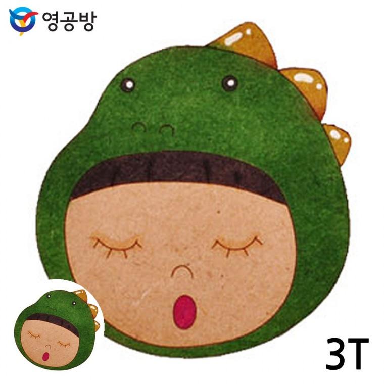 목재조립 나무판조립장난감 모형집 피규어 나무판모형만들기 우드아트 공룡 소녀 3T 10개입 (연결구멍없음)
