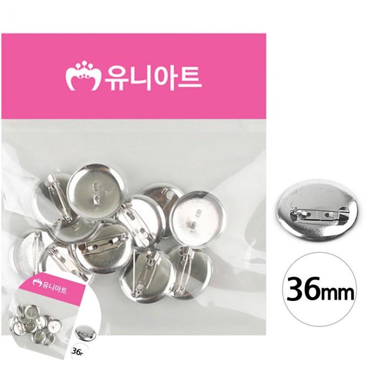 코사지재료 옷브로치핀 브로치재료 옷핀브로치재료 뒤꽂이부자재 핀재료 코사지 핀 36mm
