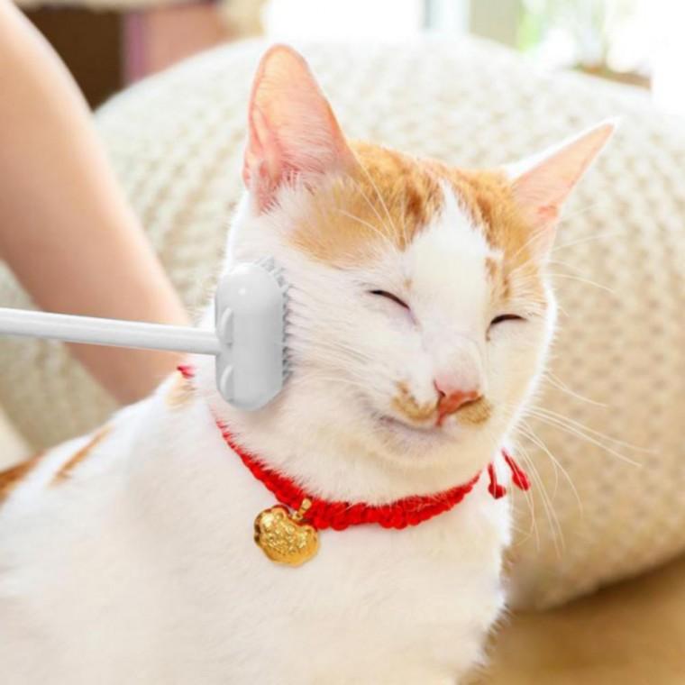 슬리커 고양이 그루밍 브러쉬 부분 빗 미니 PET 그루밍 반려동물 미니