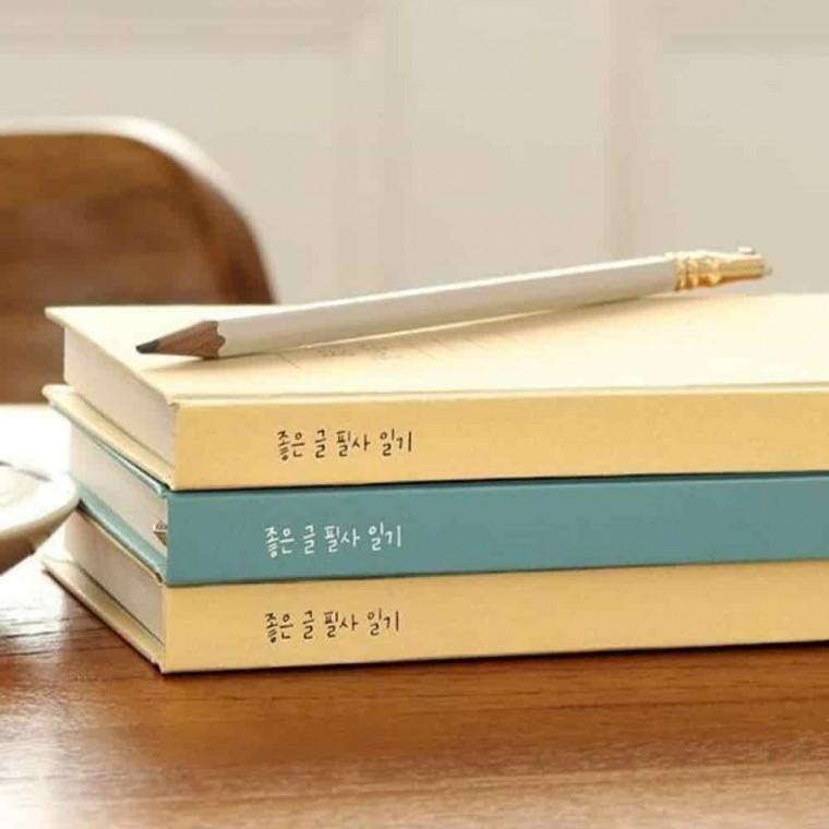 성인일기장 글쓰기노트 필사공책 글씨수정 필사일기 6개월
