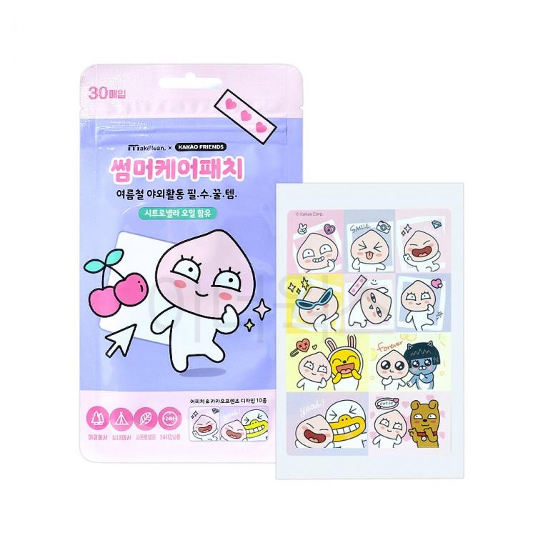 카카오프렌즈 썸머케어패치 (어피치) 30pcs 시트로넬라