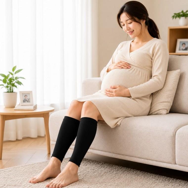 일본산 종아리 압박밴드 종아리 서포터 압박 슬리브 남녀공용 2개입 스포츠 보호대