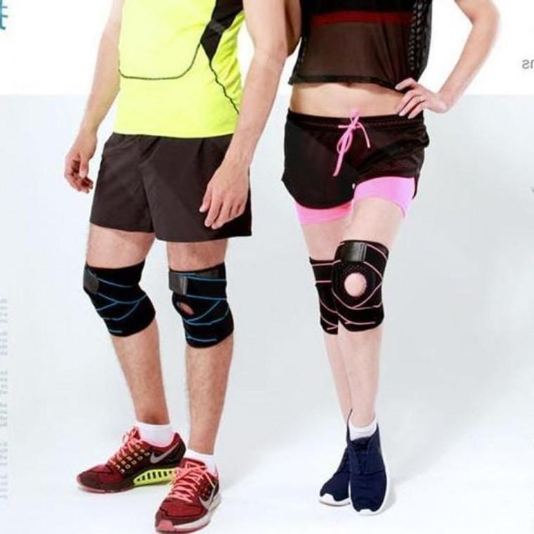 무릎 여름 실리콘 보호대 축구트레닝 헬스 등산 등산용품 여름보호대