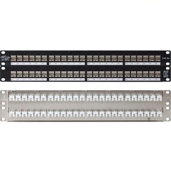 넷메이트 키스톤잭 판넬 2U 모듈 CAT6A STP 48포트