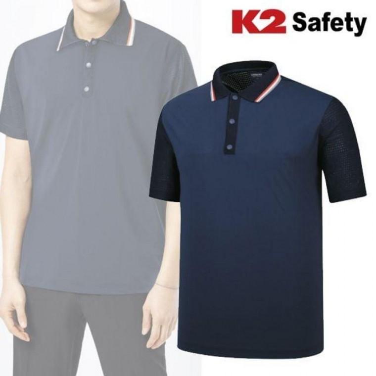K2 흡습속건 반팔 카라 티셔츠 여름 기능성