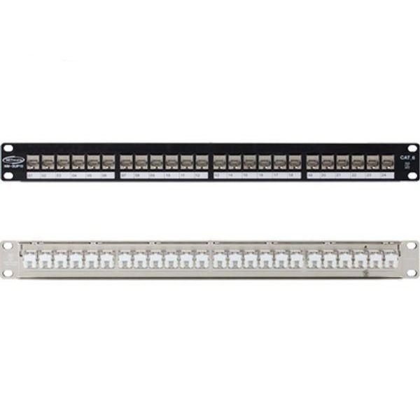 넷메이트 키스톤잭 판넬 1U 모듈 CAT6 STP 24포트