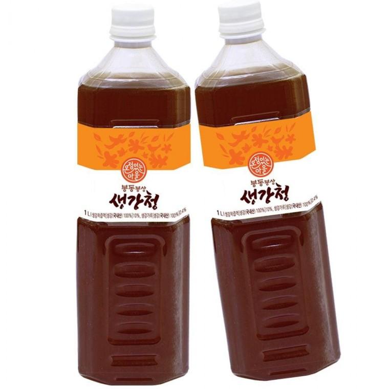 봉동봉상 생강청 1LX2 생강음료 차