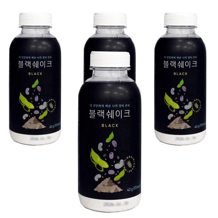 블랙 쉐이크 선식가루 40g 4개