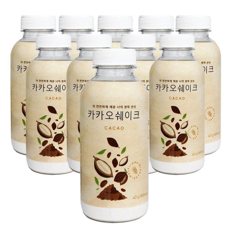 카카오 쉐이크 선식가루 40g 10개