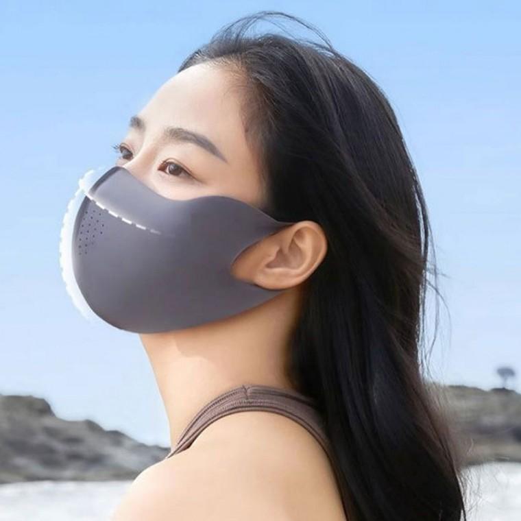 호흡이 편한 아이스실크 새부리 마스크 자외선차단 냉감마스크 여름 쿨마스크