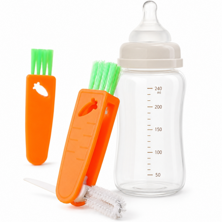 3in1 텀블러 젖병 세척솔 물병솔 브러쉬