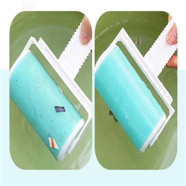 씻어서 쓰는 롤크리너 휴대용먼지제거테이프 머리카락청소 끈끈이롤러